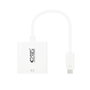 Nanocable Conversor USB-C a HDMI 4K, 15 cm, Blanco